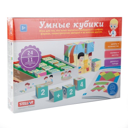 Настольная игра №54 "Умные кубики" С-01154