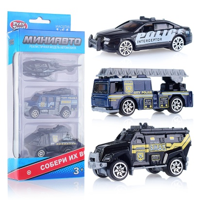 Набор техники "Мини Авто" полиция, в коробке 6389-3 / 134534