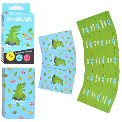 Игра настольная "Крокодилиус" 5+  05064 / 442121