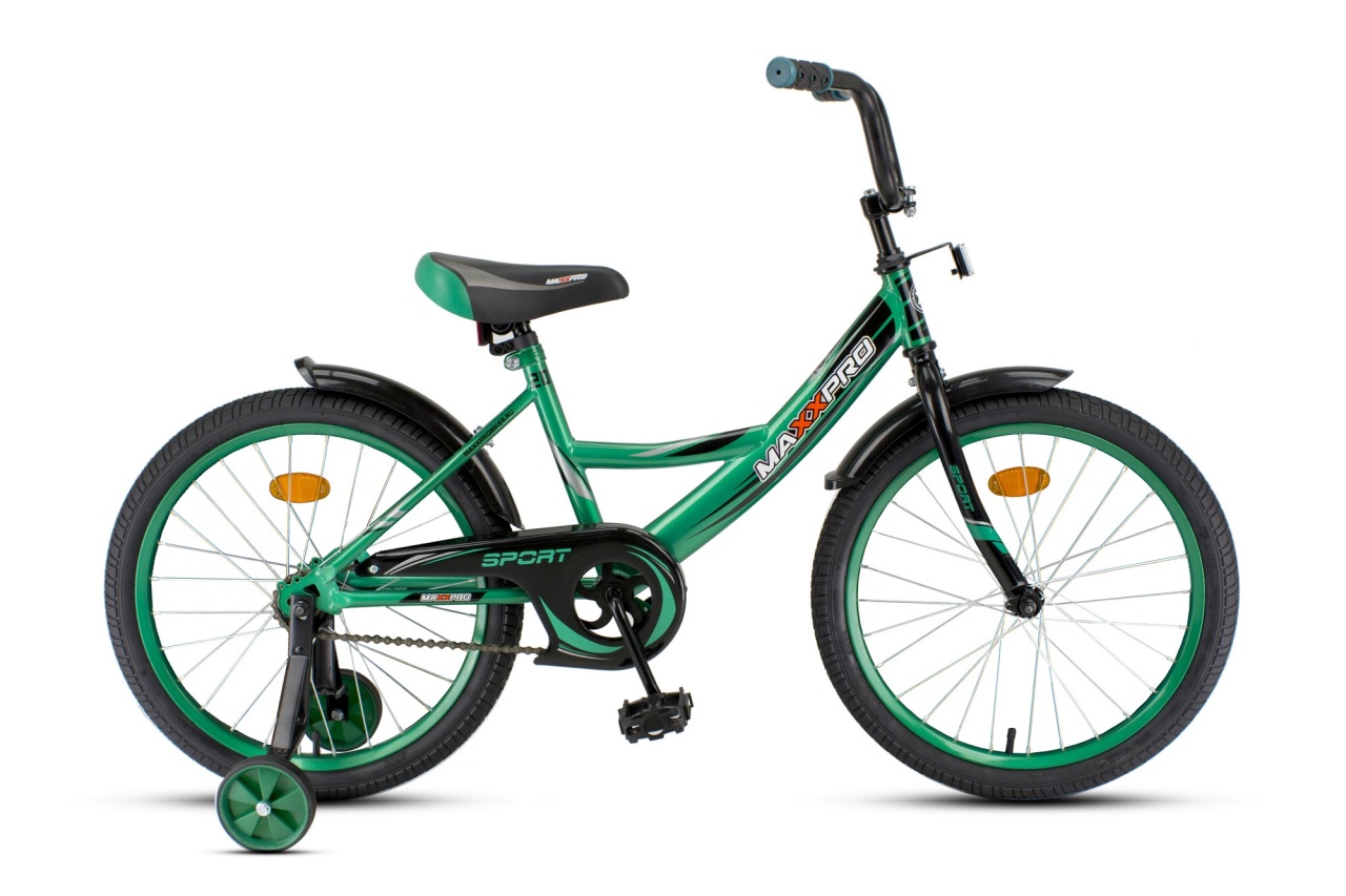 20 SPORT-20-1 (зелено-черный) Велосипед