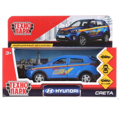 ТМ Технопарк. Машина металл "HYUNDAI CRETA СПОРТ", длина 12 см, откр дв, багаж, инерц., CRETA-S