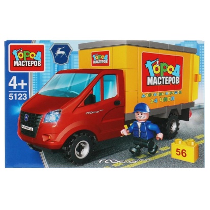 Конструктор газель: кунг, 56 дет. 5123-KK