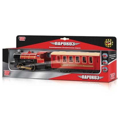 ПОЕЗД С ВАГОНОМ "ТЕХНОПАРК" "КРАСНАЯ СТРЕЛА" CT10-038 