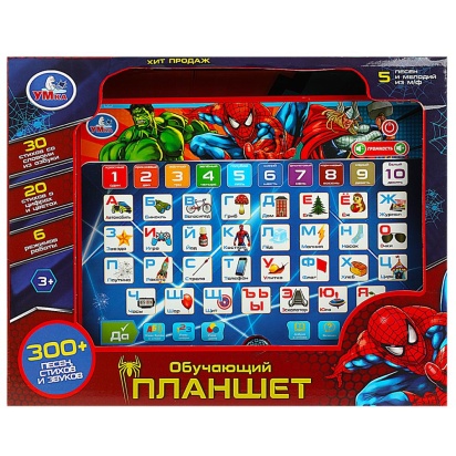 Обучающий планшет 300 песен,стихов,мелодий,звуков.свет.кор.бат Умка   HT840-R24