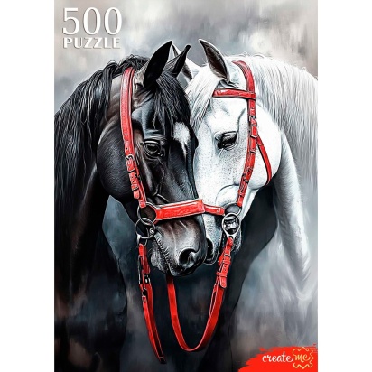 Пазл 500 Влюбленные лошади  Ф500-8718 / 936-665