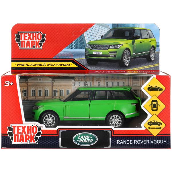 Машина металл RANGE ROVER VOGUE SOFT 12 см, двер, багаж, инер, VOGUE-12FIL-GN