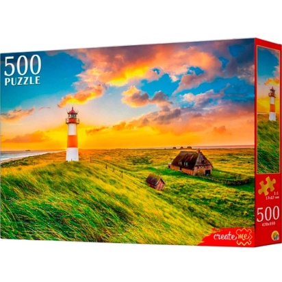 Пазл 500 Маяк на закате   ШТП500-8715 / 936-733