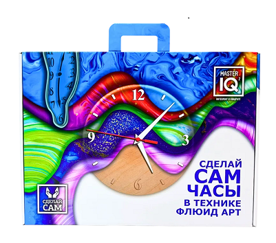 Набор для изготовления часов: Абстрактная живопись в технике 4020