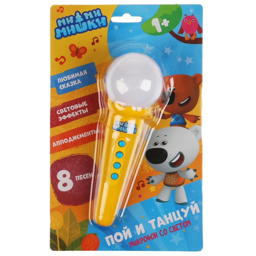 Микрофон Ми-ми-мишки 8 песен.сказка,аплодисменты.блист.бат. Умка HT1077-R