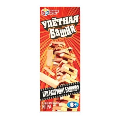 Улётная башня. Башня. 65х65х165 мм. Умные игры 373654