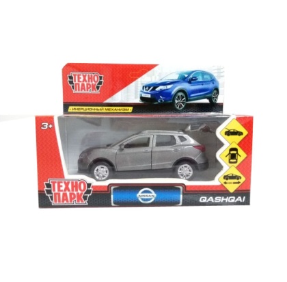 Технопарк. Машина метелл "NISSAN QASHQAI"серый QASHQAI-GY
