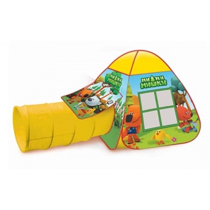 Палатка детская игровая МИМИМИШКИ 87x95x95,46x100см с тоннелем, GFA-TONMIMI01-R
