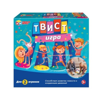 Игра твистер кор.20,5*21,5*4см Умные игры 2005K237-R