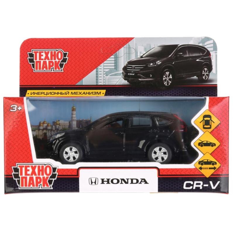 Машина металл "HONDA CR-V" 12см, открыв. двери, инерц, черный в кор. Технопарк, CR-V-BK