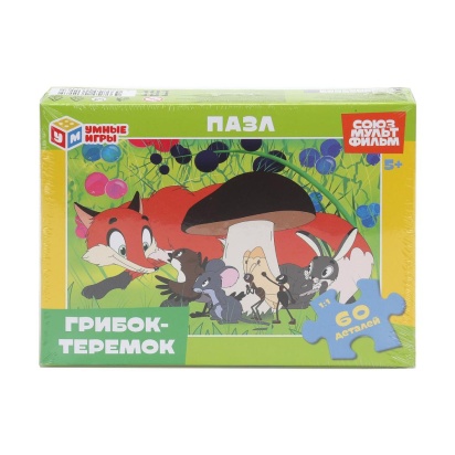 Грибок-Теремок. Союзмультфильм. Пазлы классические   387344     