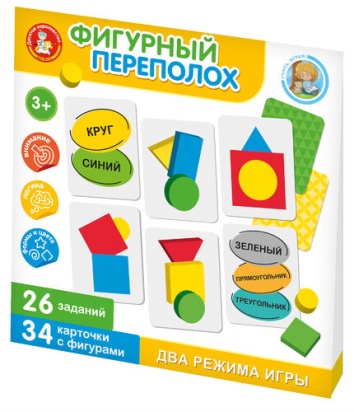Игра обучающая "Фигурный переполох" №05249