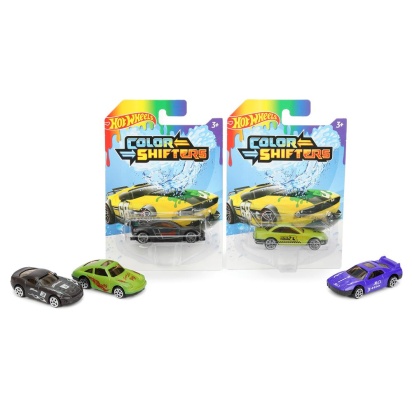 Машина металл Хот Вилс hot wheels меняет цвет 7,5 см, в ассорт, блист. -   HW-7-2401I0129-R