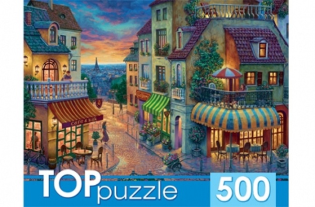 TOPpuzzle. ПАЗЛЫ 500 элементов. ХТП500-4224 ПАРИЖСКАЯ УЛИЦА