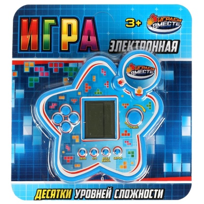 Электронная логическая игра блист.16,2*17,5*3см ИГРАЕМ ВМЕСТЕ 2009K794-R