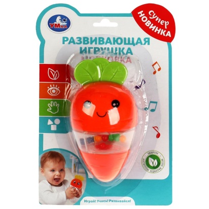 Развивающая игрушка морковка на блист. Умка 2010M142-R