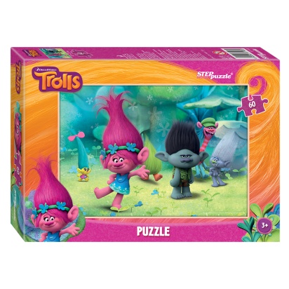 Пазлы 60 эл. "Trolls" 81148
