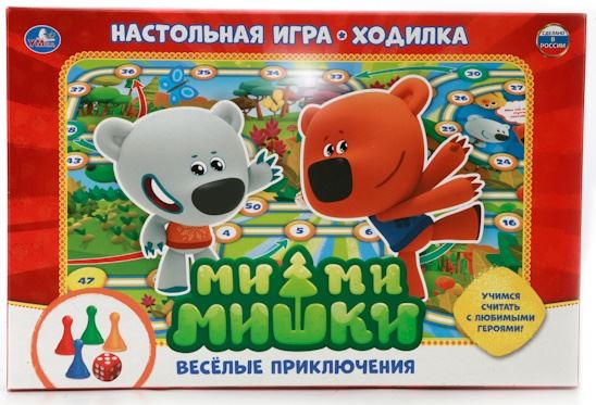 Игра-ходилка "МИ-МИ-Мишки. Веселые Приключения" в коробке 216668