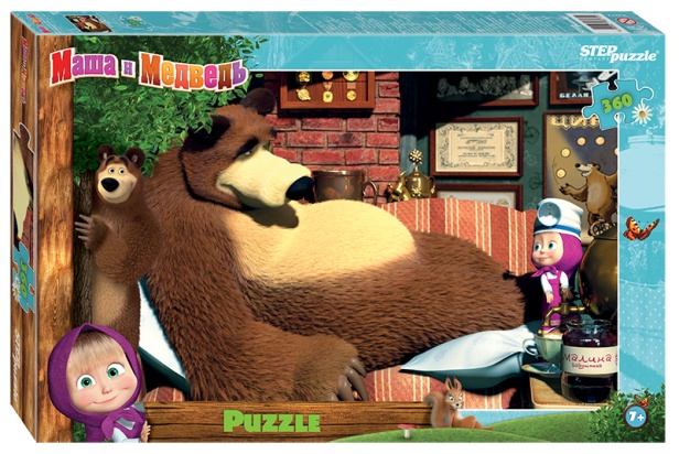 Пазлы 360эл. "Маша и Медведь-2" 96072