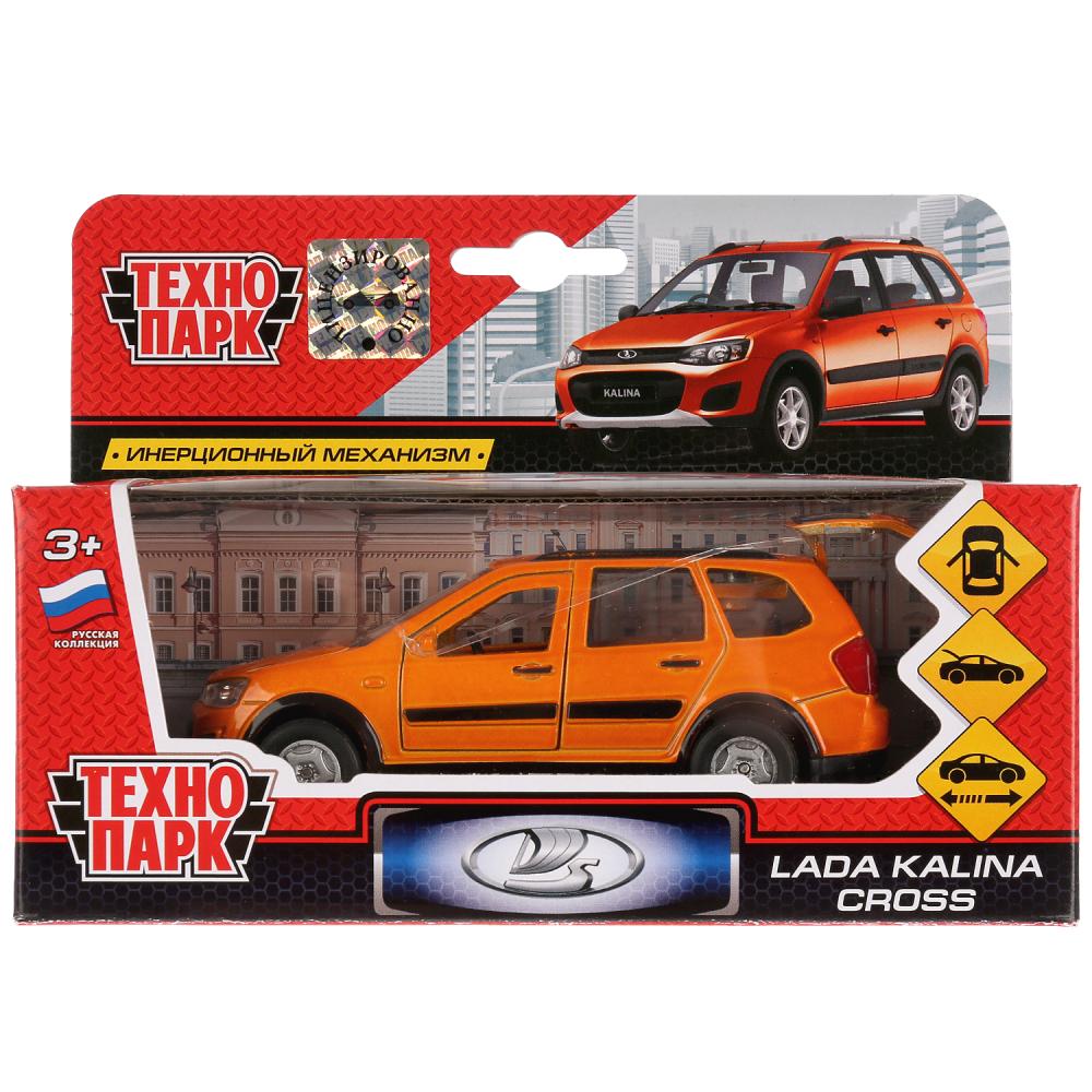 Машина металл LADA Kalina Cross 12см, открыв. двери и багажник, инерц. в кор. Технопарк SB-16-46-N(O