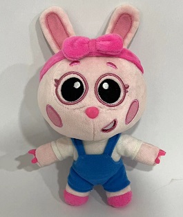 Игрушка мягкая Ми-ми-мишки заяка зоя мини, 16 см, муз чип, в пакете МУЛЬТИ-ПУЛЬТИ   MM114429Z-16S