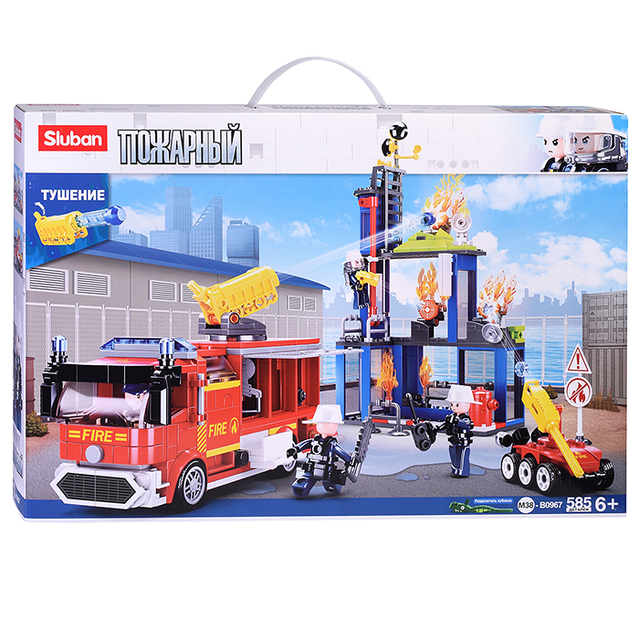 Конструктор "Центр пожарной безопасности" (585 дет.) 38-0967 / 362922