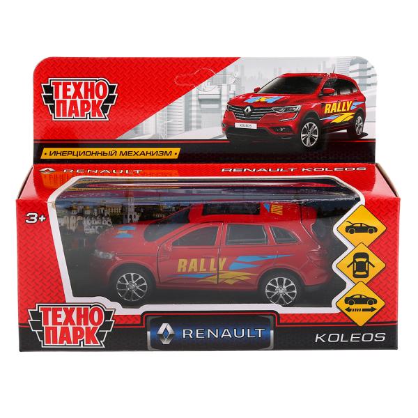 Машина металл RENAULT KOLEOS СПОРТ, длина 12см, открыв. двери, инерц. в кор. Технопарк, KOLEOS-S