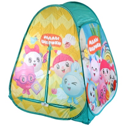 Палатка детская игровая МАЛЫШАРИКИ 81х90х81см, в сумке Играем вместе GFA-MSH01-R