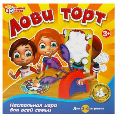 Настольная игра лови торт, кор.26,4*26,8*8,4см Умные игры 371107