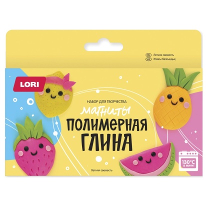 Набор ДТ Полимерная глина.Магниты Летняя свежесть Пг-022 LORI