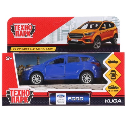 Технопарк. Машина металл "FORD KUGA" 12см, KUGA-BU