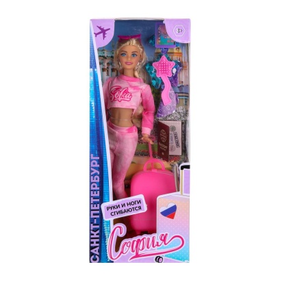 Кукла 29см София, руки и ноги сгиб., акс, кор. КАРАПУЗ   66001TR-SP-25-S-BB
