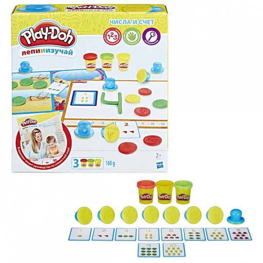 Игровой набор Hasbro Play - Doh ИГРОВОЙ НАБОР ЦИФРЫ И ЧИСЛА, B3406