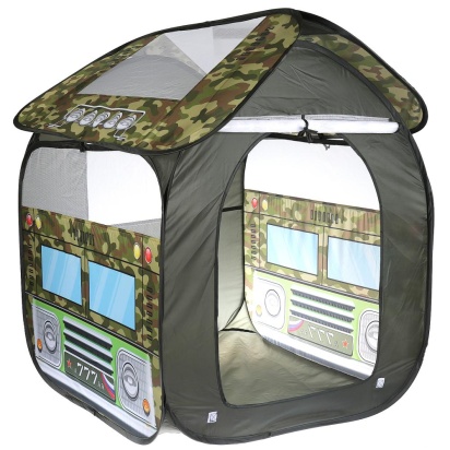 Палатка детская игровая ВОЕННАЯ 83х80х105см, в сумке GFA-MTR-R
