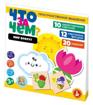Настольная развивающая игра "Мир вокруг" (Что за чем?) №04699