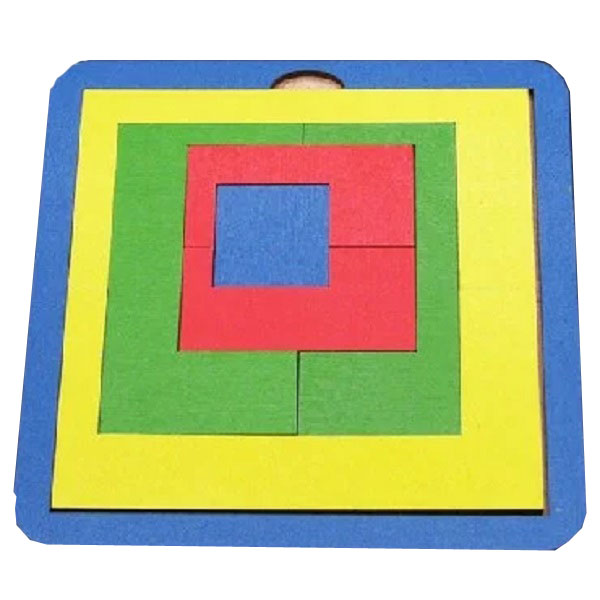 Мозайка  "Квадрат 4" 14х14 см, цвет, пакет