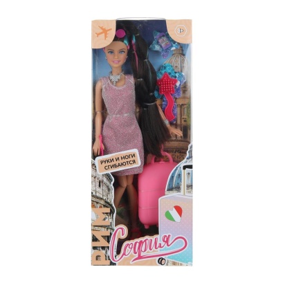 Кукла 29см София, руки и ноги сгиб., акс, кор. КАРАПУЗ   66001TR-RM-25-S-BB