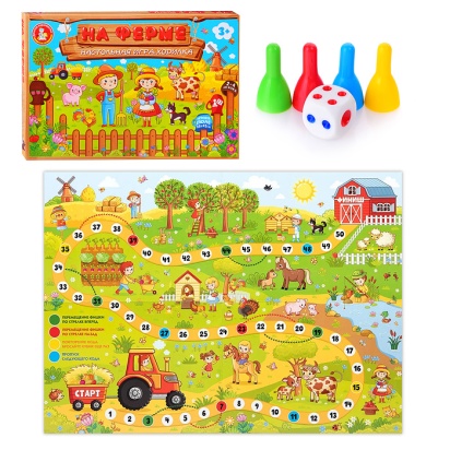 Игра настольная ходилка "На ферме"   04642  / 391747