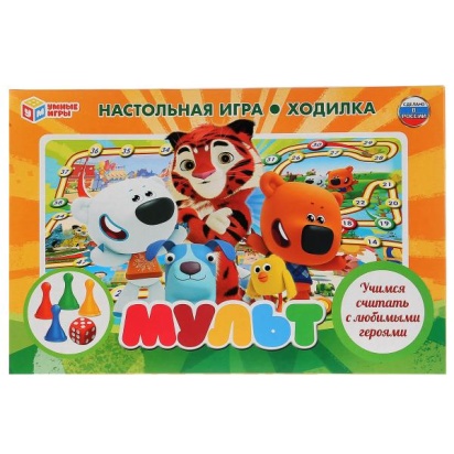 НАСТОЛЬНАЯ ИГРА-ХОДИЛКА "УМНЫЕ ИГРЫ" МУЛЬТ 266770