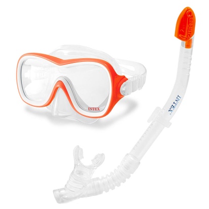 Набор для плавания WAVE RIDER, маска, трубка, от 8 лет,INTEX  55647 / 315211