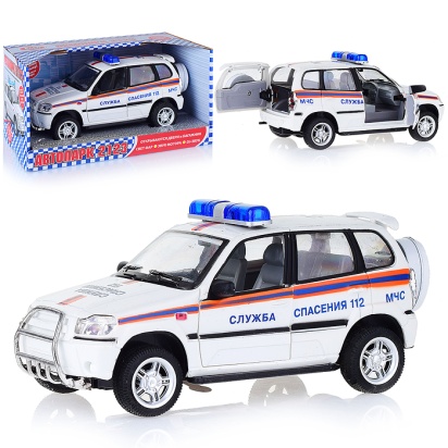 Машина "Автопарк. МЧС" на батарейках,   9079D / 062257