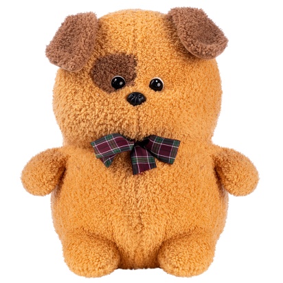 Подарочная игрушка "Пухляшик-кудряшик собачка" PUHS01