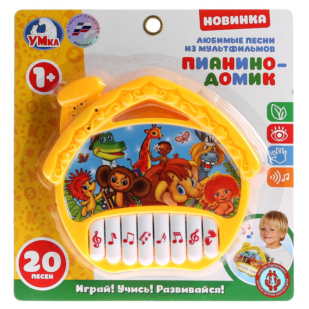 Пианино-домик 20 любимых песен из мультфильмов Умка B1491762-R1