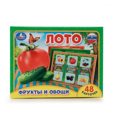 ЛОТО  БУМАЖНОЕ "УМКА" ФРУКТЫ И ОВОЩИ 216669