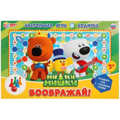 Ми-Ми-Мишки. Воображай. Настольная игра-ходилка. Умные игры 312522