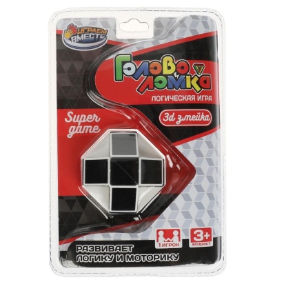 Логическая игра змейка, блист.12*18*6см ИГРАЕМ ВМЕСТЕ   1812K520-R